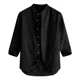thumbnail image 3 of Camisa Slim Fit Cuello Mao Manga Larga Hombre Vestir Casual, 3 of 8