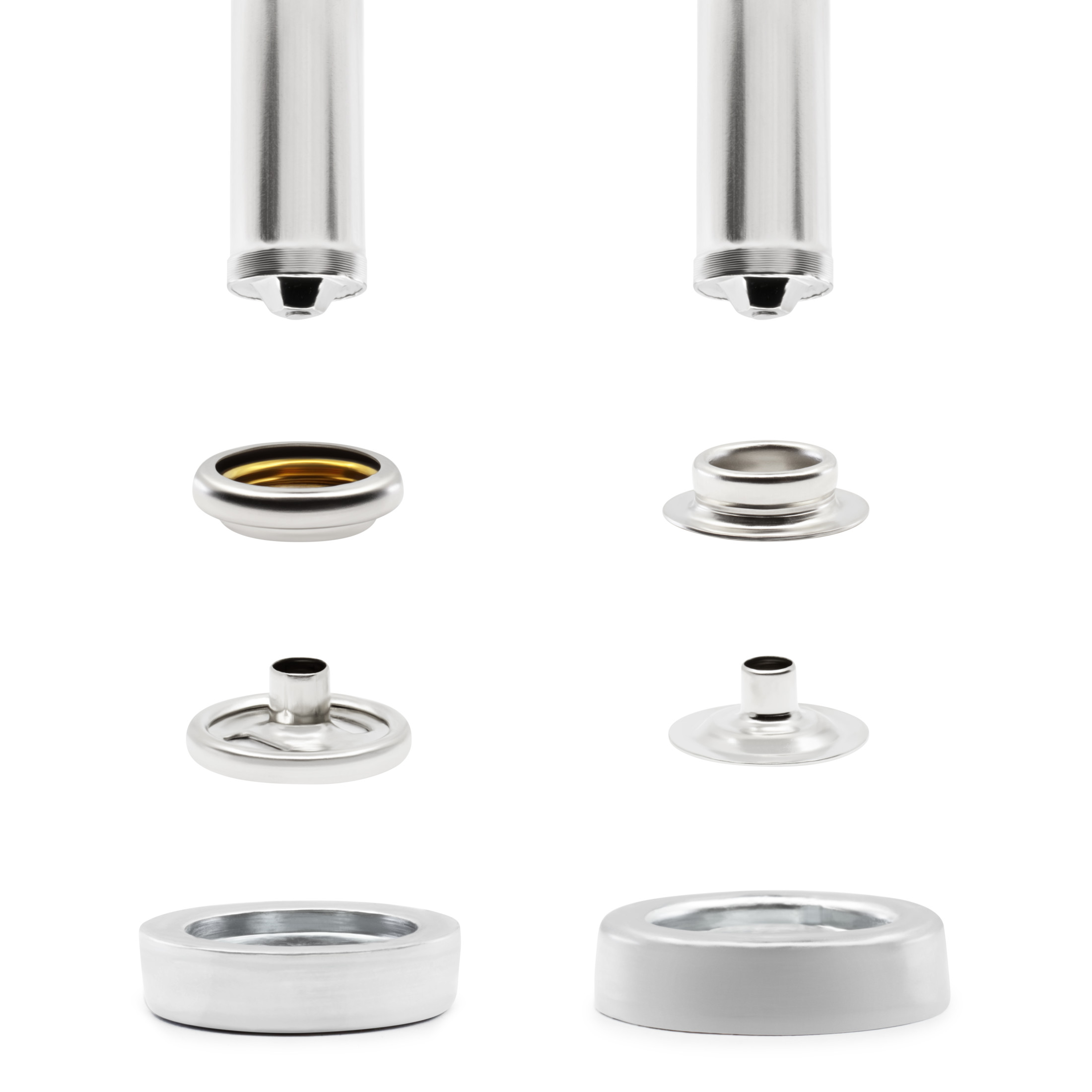 Dritz Heavy Duty Snap Kit, 5/8-Inch, 7 Count, Nickel-Plated Brass
