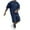 Navy, variant on LEKDFST Mens Summer Outfits Set Casual 2 Piece Short Sets Letter Print Loose Fit T Shirt and Shorts Tracksuits Beige L