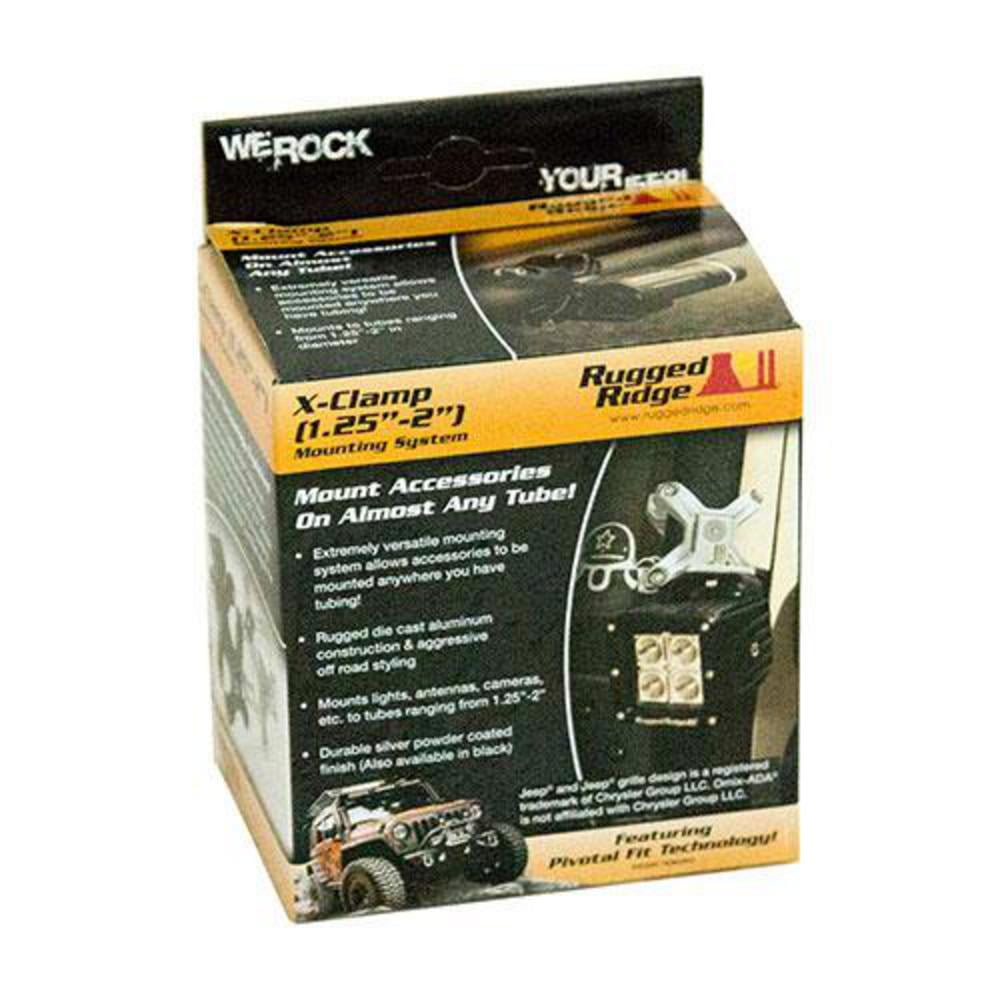 Rugged Ridge XClamp 2.253 Inches (Gloss Black) 11030.01 Walmart
