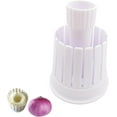 thumbnail image 2 of Onion Blossom Maker, Blooming Onion Cutter Set with Core Cutter & Knife Guide, Reusable Onion Slicer Cutter, for Potato Tomato Apple Orange Fruit Vegetable Cutter Tool, 2 of 7