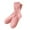 Watermelon Red, variant on Women's Plush Fleece Socks Korean Style Bow Decorated Mid Calf for Home and Sleep Warmth