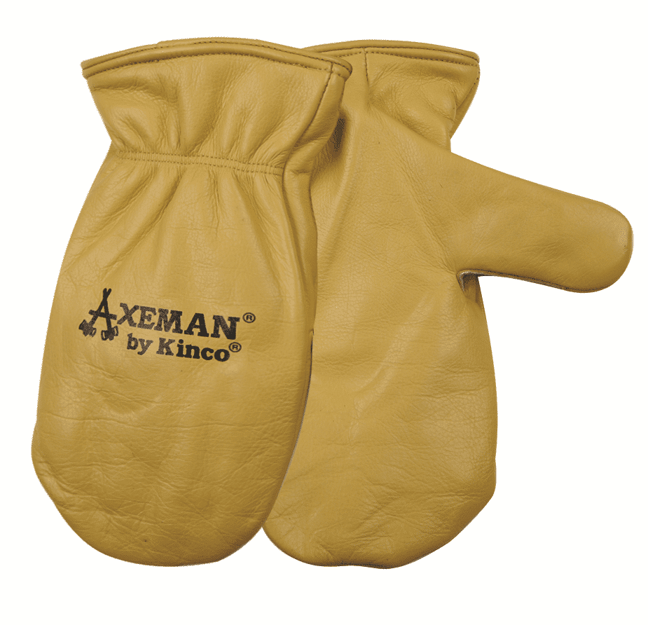 Kinco Men's Axeman Grain Cowhide Leather Chopper Mitten, XL