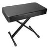 Rockville RKB61 Extra Thick Padded Foldable Keyboard Bench w/ Quick-Release