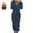 Navy, variant on LSLJS Fleece Lined Pants Women Winter Warm Zipper Up Long Sleeve Hooded Jumpsuit Loose Solid Color Casual Pajama Pants with Pockets, Fall Winter Outfits, S-2XL