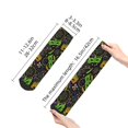 thumbnail image 4 of Pofeuu Carnival Mardi Gras3 Print 30cm Socks, Adult Running Hiking Socks for Youth and Adult, 4 of 7