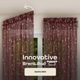 thumbnail image 2 of Achim Importing INOBRNNK04 20 x 36 in. Innovative Swing Arm Curtain Brent Rod, Nickel, 2 of 5