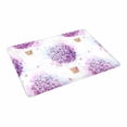 thumbnail image 2 of MKHERT Watercolor Purple Hydrangeas Balloon Flowers with Butterfly Doormat Rug Home Decor Floor Mat Bath Mat 23.6x15.7 inch, 2 of 3