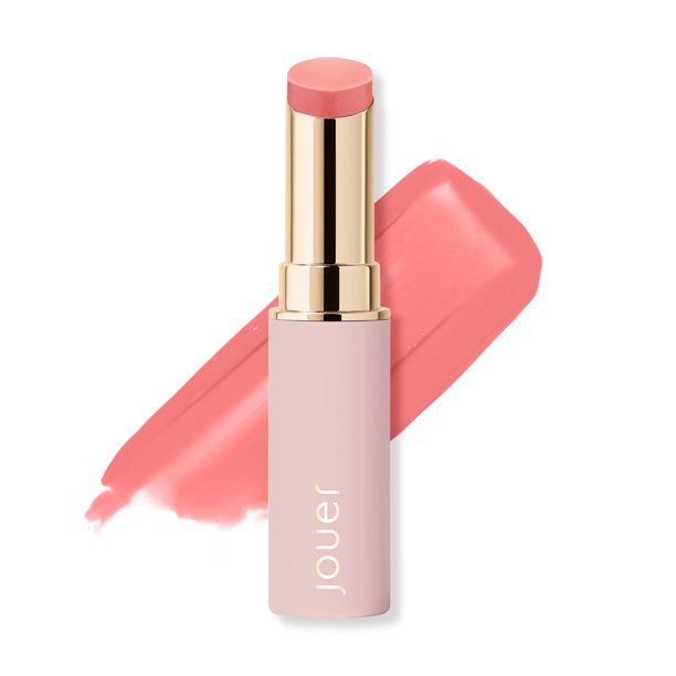Jouer Essential Lip Enhancer Shine Balm - Bálsamo labial mejorado - Hidratante y nutritivo cuidado de los labios - Aceite de semilla de jojoba y fórmula maxi labial para hidratación y plenitud Peonía
