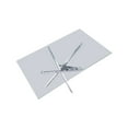 thumbnail image 4 of Meridian Furniture Xander Chrome Dining Table, 4 of 6