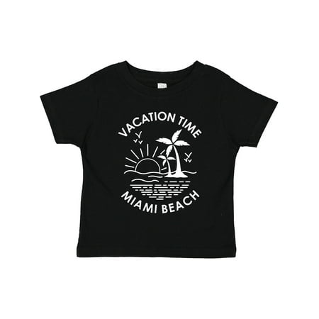 

Inktastic Vacation Time in Miami Beach Gift Toddler Boy or Toddler Girl T-Shirt