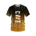 thumbnail image 1 of Innerwin Oktoberfest T-Shirt Col Rond Tee-Shirt de Vacances Manches Courtes Ample Été Tops Style-J 2XL, 1 of 3