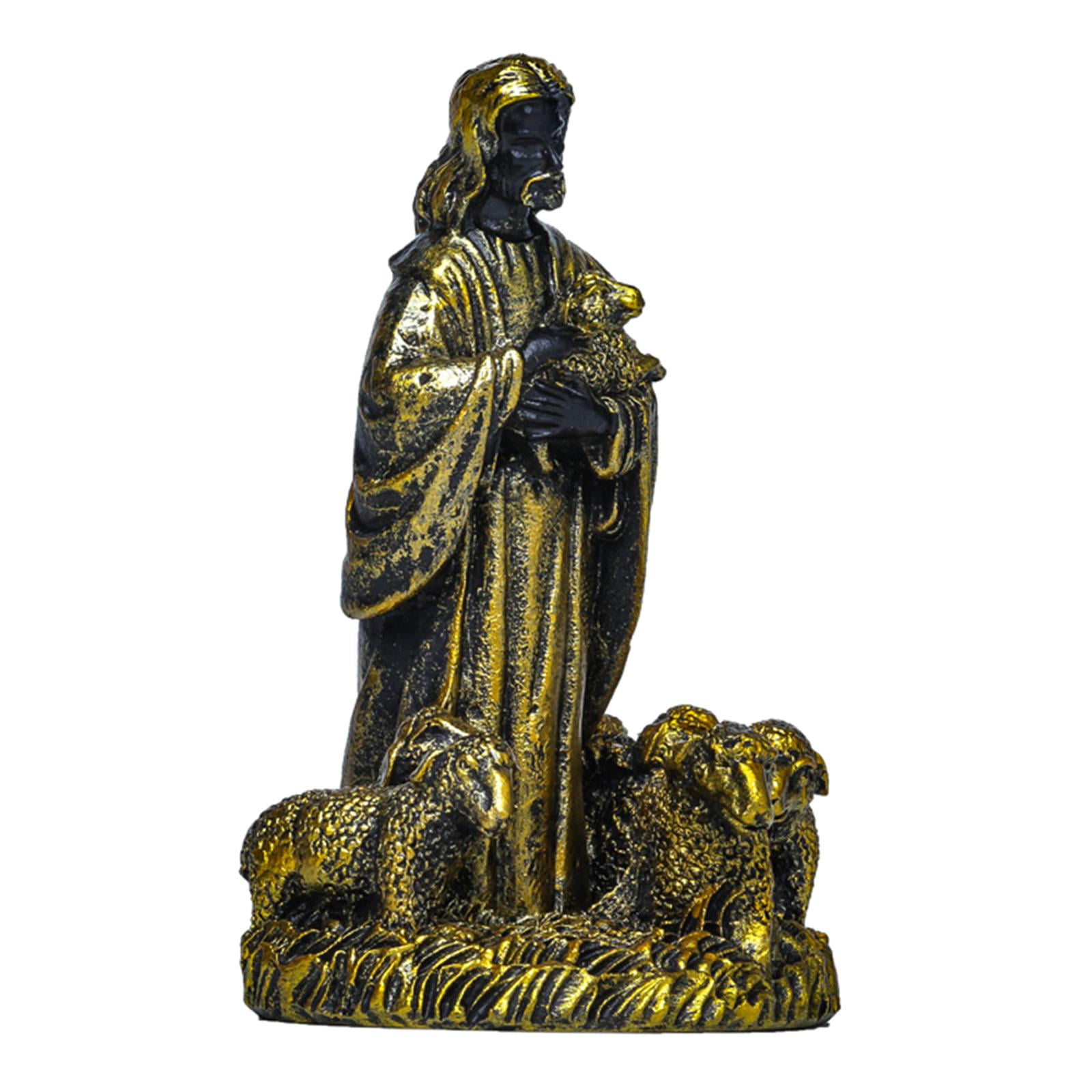 Resin Jesus Statue Figurine Sculpture Catholic Religious Home Church Decor 