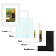 thumbnail image 6 of Golden State Art 8x10 White Picture Frames Matted to 5x7, Tabletop and Wall Gallery Display, 2-Pack, 6 of 8