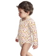 thumbnail image 3 of Xecao Cute Cartoon Mushrooms Print Baby unisex-baby Cotton Long-sleeve Bodysuits-12 Months, 3 of 6