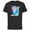 Black, variant on Frozen Elsa & Anna Celebrate the Season Together Fall - Short Sleeve Cotton T-Shirt for Adults - Customized-Natural