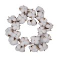thumbnail image 2 of 10inch Cotton Flower Garland Dried Flowers Wreath Hanging Home Decoration for Wall Window Door, 2 of 2