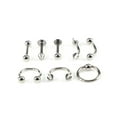 thumbnail image 1 of PGYONG Bijoux en Liquidation! Barre Circulaire Pointe Fer à Cheval Acier Inoxydable Perçage du Corps Bijoux, 1 of 1