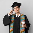 thumbnail image 5 of Hirioo Melting Banana Fantasy for 72" Graduation Shawl Stole Unisex Adults Graduation Sash Honor Graduation Stole for High School and College-Sharp Corner, 5 of 7