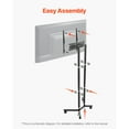 thumbnail image 3 of KFFKFF Mobile Television Stand, Sturdy TV Mount for 32-65 Inch, Height Adjustable TV base with Casters, Support up to 88 lbs, Ideal for Lounge, Bedroom, Workplace, Outdoor, 3 of 9