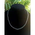 thumbnail image 2 of K-KED 8mm Elite Shungite Necklace Noble Shungite Bead Necklace Chain Karelia Reiki 20", 2 of 9