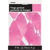 Tissue Paper Fringe Streamer Garland, 9ft, Hot Pink, 1ct
