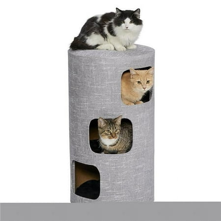 UPC: 0027773024880 | Midwest 277492 Feline Nuvo Nova 3-Story Condo For Cat