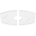 thumbnail image 2 of 38"W x 25 3/8"H x 7"ID x 20 1/2"C x 1"P Kailey Architectural Grade PVC Contemporary Ceiling Medallion, Two Piece, 2 of 11
