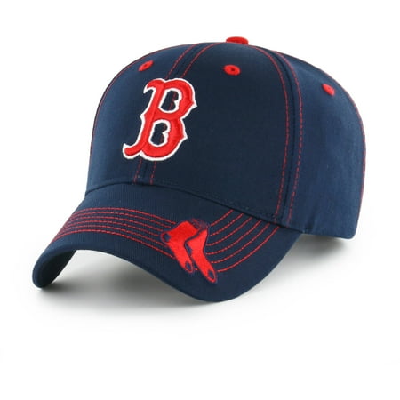 Sox Mens Leather - MLB Boston Red Sox Elias Adjustable Cap/Hat by Fan Favorite
