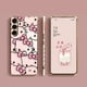 thumbnail image 4 of Smooth E-TPU Phone Case For Samsung Galaxy S24 S23 S22 S21 S20 FE S10 S9 A01 A02 A03 PLUS ULTRA 5G Case Pink Art Hello Kitty Cat, 4 of 5