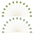 thumbnail image 4 of 100pcs Hawaiian Cake Decorative Picks Cake Fruit Toppers Cocktail Decor Picks, 4 of 8