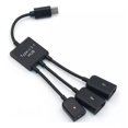 thumbnail image 2 of 2×micro Usb Y Doble Usb 2.0 Host Otg Adaptador Cable, 2 of 5