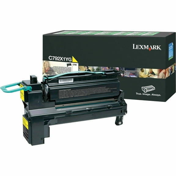 Lexmark™ C792X1YG Return Program Extra-High-Yield Yellow Toner Cartridge