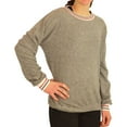 thumbnail image 2 of P.J. Salvage Womens Small Star Pajama Sweater, Grey, Small, 2 of 5