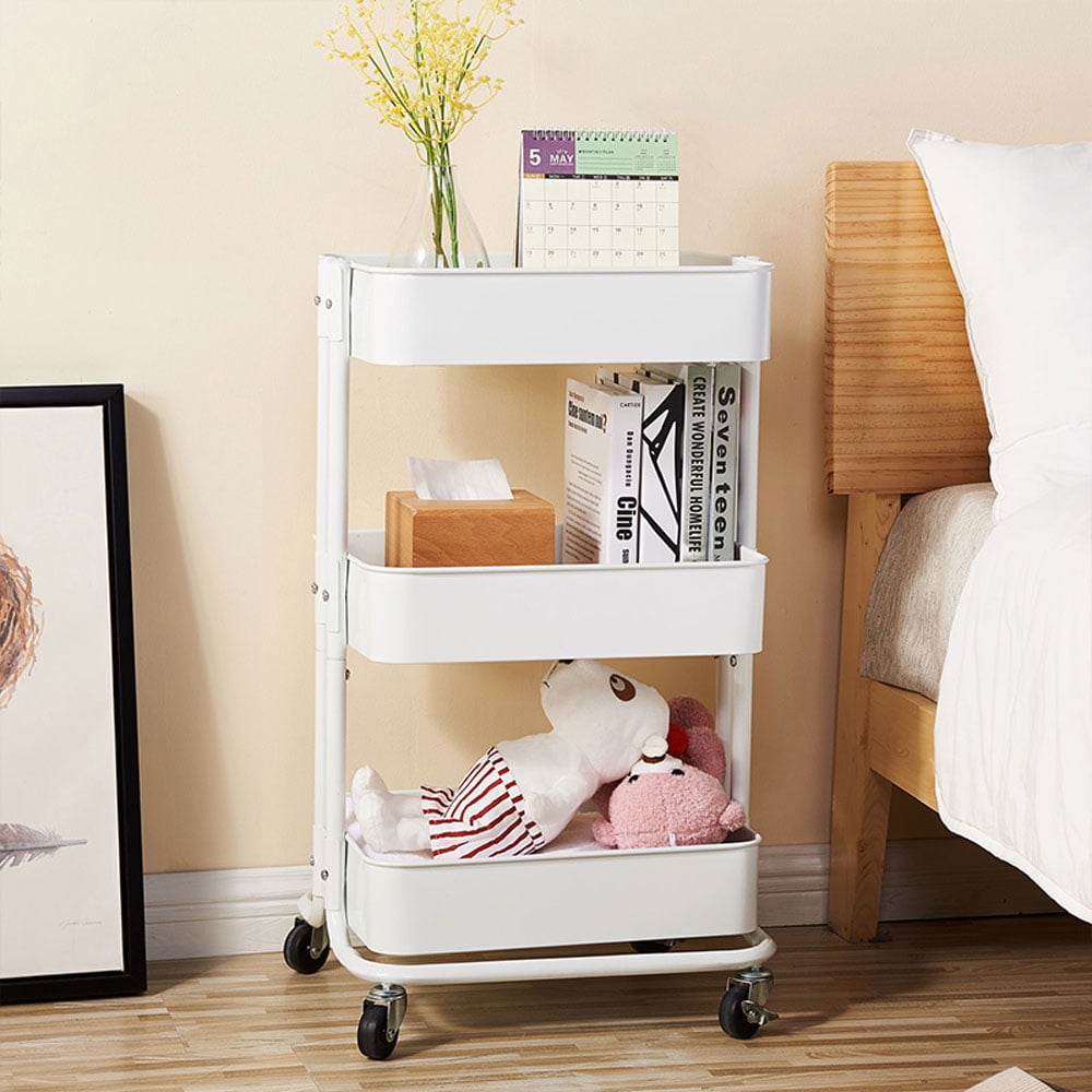 Lowestbest 3-Tier Home Kitchen Storage Utility Cart, Rolling Utility Cart Tower Rack for Home Kitchen Office Bathroom Lowestbest 3-Tier Home Kitchen Storage Utility Cart, Rolling Utility Cart Tower Rack for Home Kitchen Office Bathroom