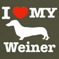 thumbnail image 3 of CafePress - I Love My Weiner Dark T Shirt - Men's Classic Graphic Cotton T-Shirt, 3 of 4