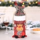 thumbnail image 5 of Bolsas para botellas de vino navideñas, 4 piezas de lona para botellas para fiesta navideña Decoración, 5 of 5