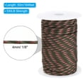 thumbnail image 2 of Uxcell Paracord Rope 330lb, 4mm 9 Strands Lanyard Spool Cord for Tent Camping, Hammock, Hiking, Jungle Camouflage,164ft, 2 of 6
