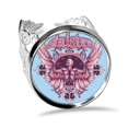 thumbnail image 1 of Graffiti Street l Angle Clock Pattern Ring Adjustable Love Wedding Engagement, 1 of 3