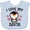 Blue, variant on Inktastic I Love My Savta with Cute Penguin and Hearts Girls Baby Bib
