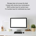 thumbnail image 4 of Retro Typewriter Keyboard and Mouse Combo, 68 Keys 2.4GHz  Gaming Keyboard, 800 1200 1600 DPI Adjustable Mouse, Battery Powered, for  for Vista OS, 4 of 8