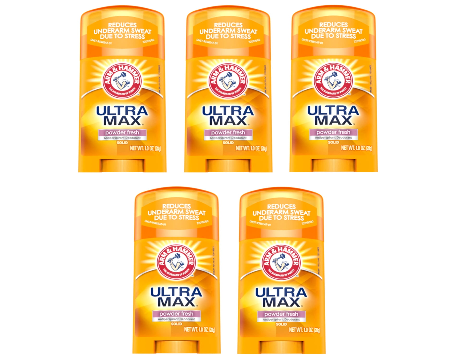 Arm & Hammer ULTRA MAX Solid AntiPerspirant Deodorant, Powder Fresh, 1.