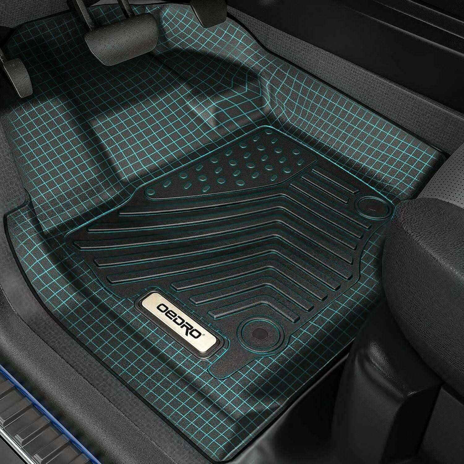 RVNI Floor Mats TPE Rubber 3D Compatible with 2015-2020 Chevy/Chevrolet Tahoe/GMC Yukon Carpet All Weather 3D Liner