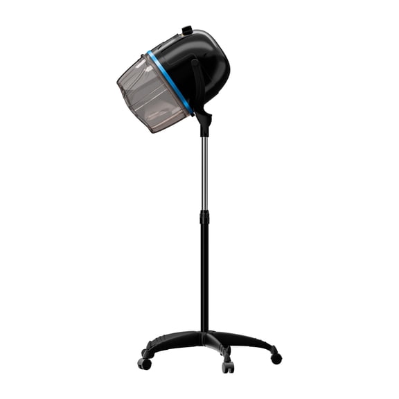 ZENSTYLE 1300W Floor Hair Dryer Rolling Salon Standing Bonnet Black