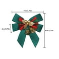 thumbnail image 3 of Christmas Bow for Tree and Wreath Decoration, Made of Durable Polyester Fabric, Compact Size for Easy Hanging and Festive Holiday Decor, 3 of 6