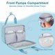 thumbnail image 3 of Bolsa refrigeradora para extractor de leche Jaffzora portátil de viaje azul, 3 of 8