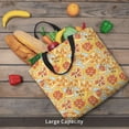 thumbnail image 5 of Pofeuu Cute Pizza In Various Print Tote Bag for Women,Hobo HandBags with Zipper,Large Capacity Casual Shoulder Handbags with Inner Pockets, 5 of 7