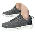 thumbnail image 3 of Jkety Walking Shoes for Men Mens Wide Walking Shoes Soft Sole Non Slip Running Comfortable Tennis Breathable Athletic Gym Workout Sport Sneakers Grey,12, 3 of 7