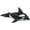 Black, variant on Eolstice Large Inflatable Reptile Pool Lounger, Black Dark Blue Water Float, Aquatic Ride On Mat, Swimming Outdoor Play Equipment, Summer Toy