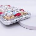 thumbnail image 3 of Diamond Case Compatible with Apple iPhone 11 Pro 5.8 Inch Case for Girls Fashion Luxury Bling Bling Diamond Rhinestone Gemstone 3D Perfume Bottle and Flower Gemstone Soft TPU Back case, 3 of 14